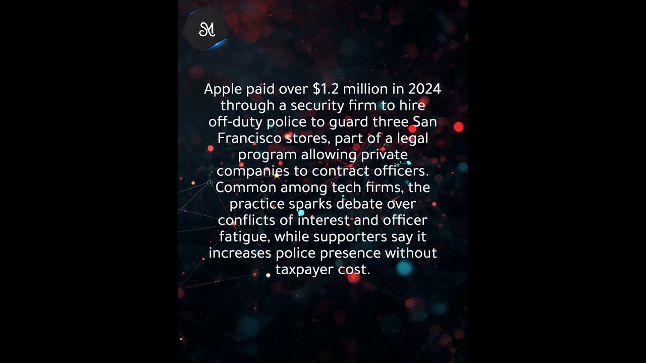 Apple spent .2M hiring police privately to guard San Francisco stores Apple spent .2M hiring police privately to guard San Francisco stores