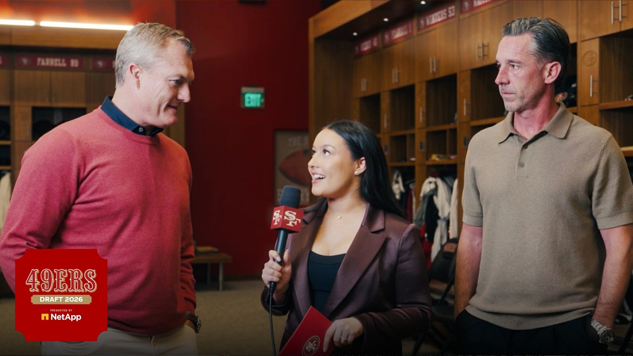 John Lynch, Kyle Shanahan Close Out 2026 NFL Draft | 49ers John Lynch, Kyle Shanahan Close Out 2026 NFL Draft | 49ers