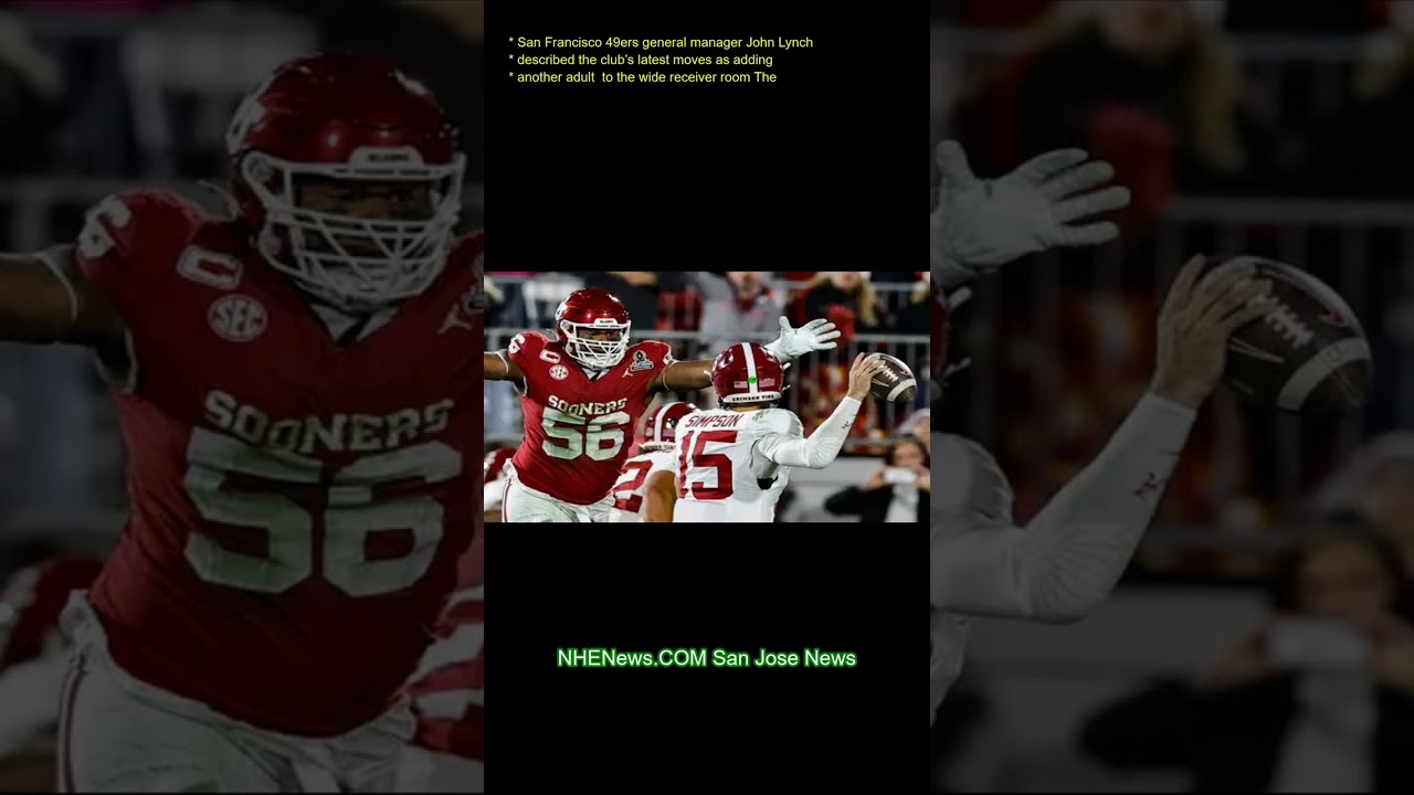 San Francisco 49ers general manager John Lynch described the club’s latest moves as adding ‘another San Francisco 49ers general manager John Lynch described the club’s latest moves as adding ‘another
