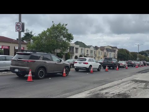 Traffic on 19th Avenue in San Francisco sees improvements on second day of construction