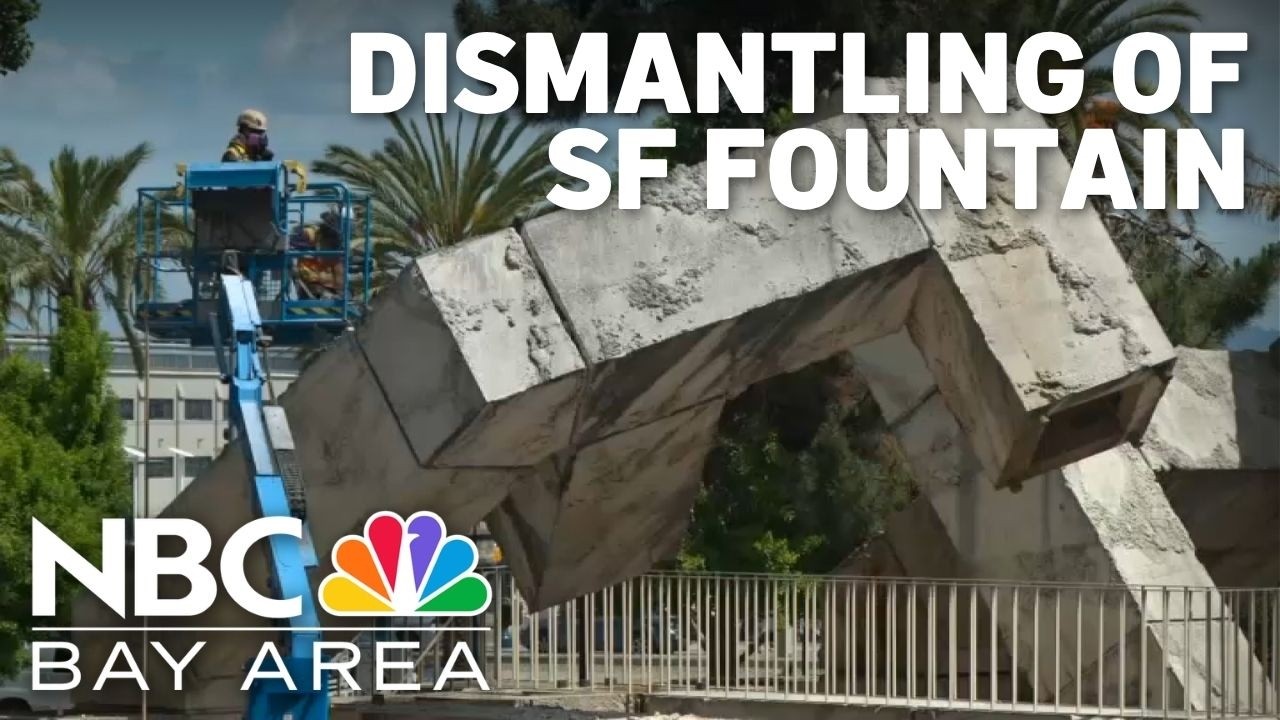 Vaillancourt Fountain dismantling begins Vaillancourt Fountain dismantling begins
