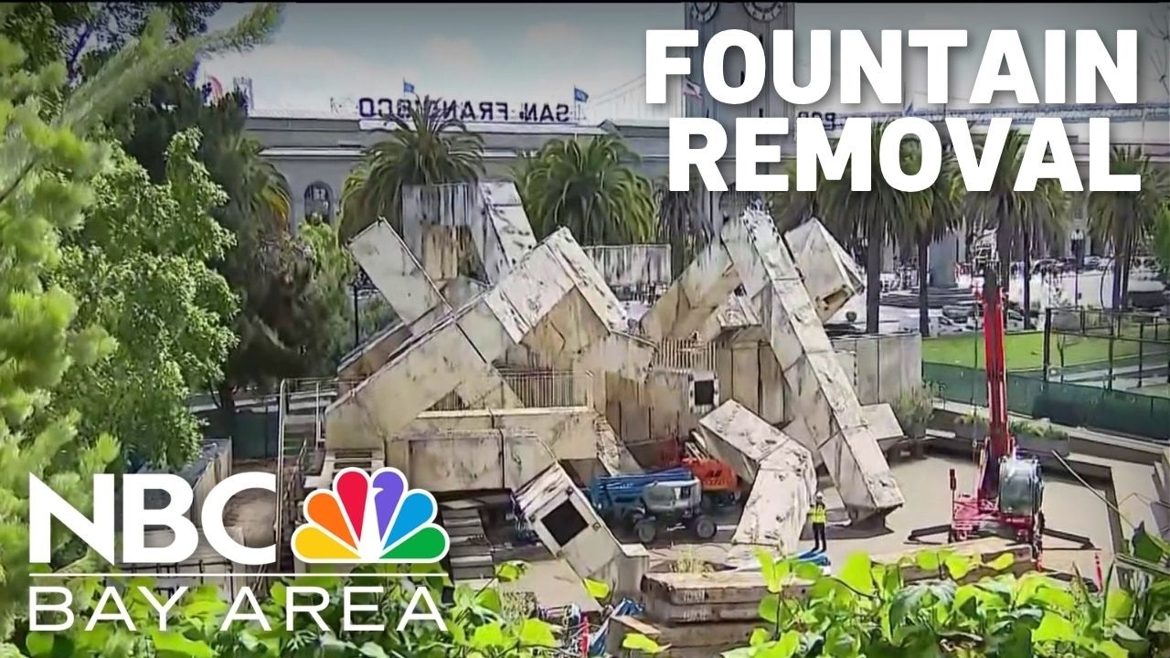 Work begins to dismantle San Francisco’s Vaillancourt Fountain Work begins to dismantle San Francisco’s Vaillancourt Fountain