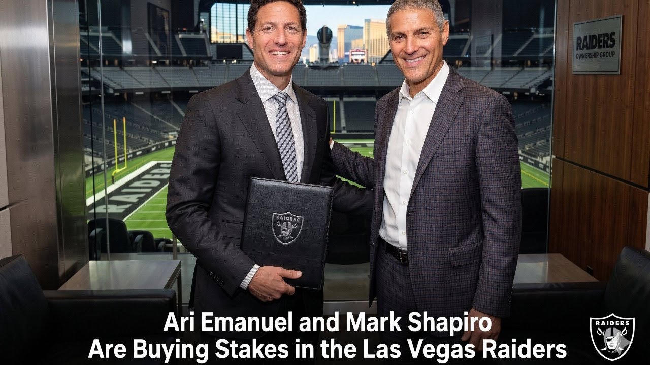 2026 NFL Spring League Meeting: Ari Emanuel & Mark Shapiro Named Las Vegas Raiders Minority Owners 2026 NFL Spring League Meeting: Ari Emanuel & Mark Shapiro Named Las Vegas Raiders Minority Owners