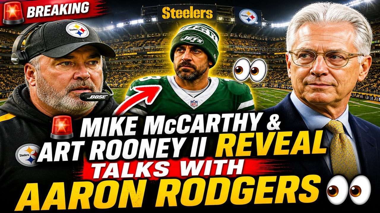 🚨 Aaron Rodgers to Steelers? Mike McCarthy & Art Rooney DROP MAJOR UPDATE 👀 🚨 Aaron Rodgers to Steelers? Mike McCarthy & Art Rooney DROP MAJOR UPDATE 👀