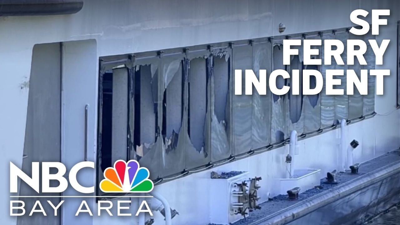 Alcatraz ferry hits San Francisco pier Alcatraz ferry hits San Francisco pier