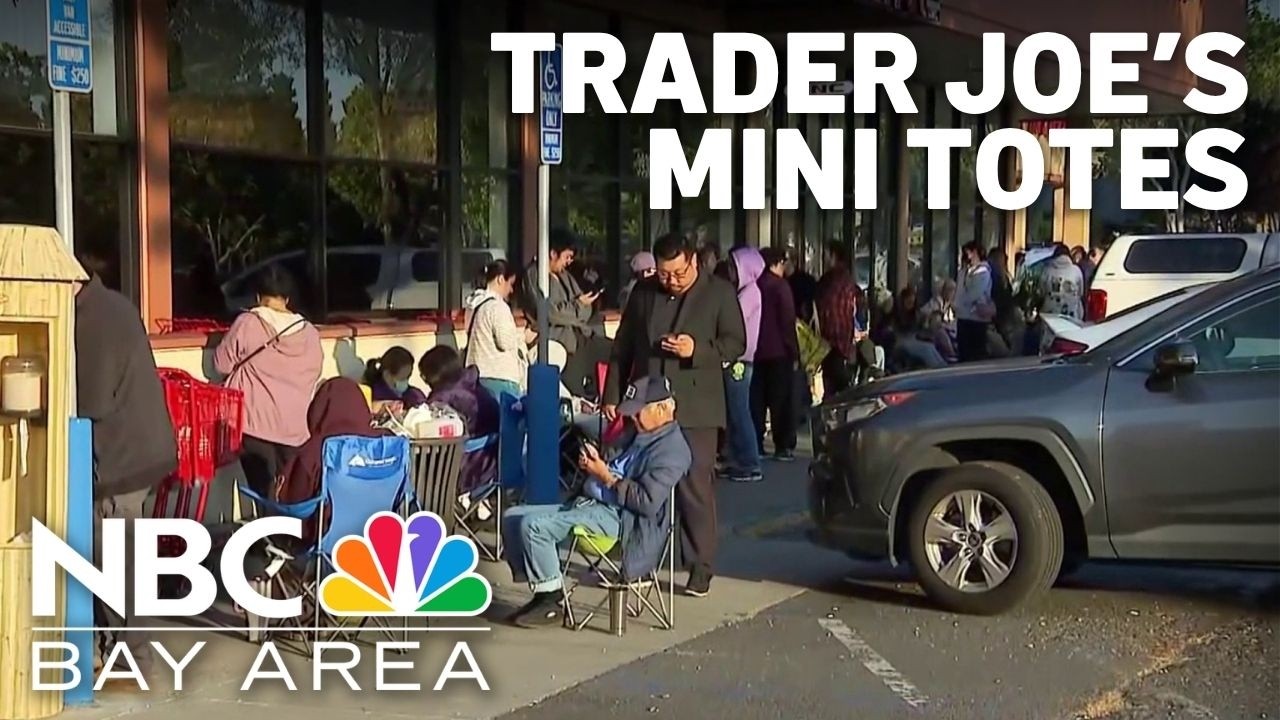 Bay Area customers line up for new Trader Joe’s mini totes