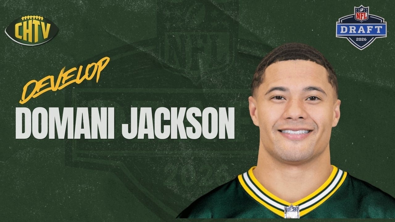 Bill Carroll’s 32 Picks In 32 Days Domani Jackson 6’0 5/8″ 194 , CB NFL Draft Pick #201 the Packers Bill Carroll’s 32 Picks In 32 Days Domani Jackson 6’0 5/8″ 194 , CB NFL Draft Pick #201 the Packers