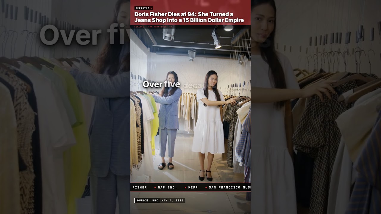 BREAKING: Doris Fisher Dies at 94: She Turned a Jeans Shop Into a 15 Billion Dollar E… #Shorts #News BREAKING: Doris Fisher Dies at 94: She Turned a Jeans Shop Into a 15 Billion Dollar E… #Shorts #News
