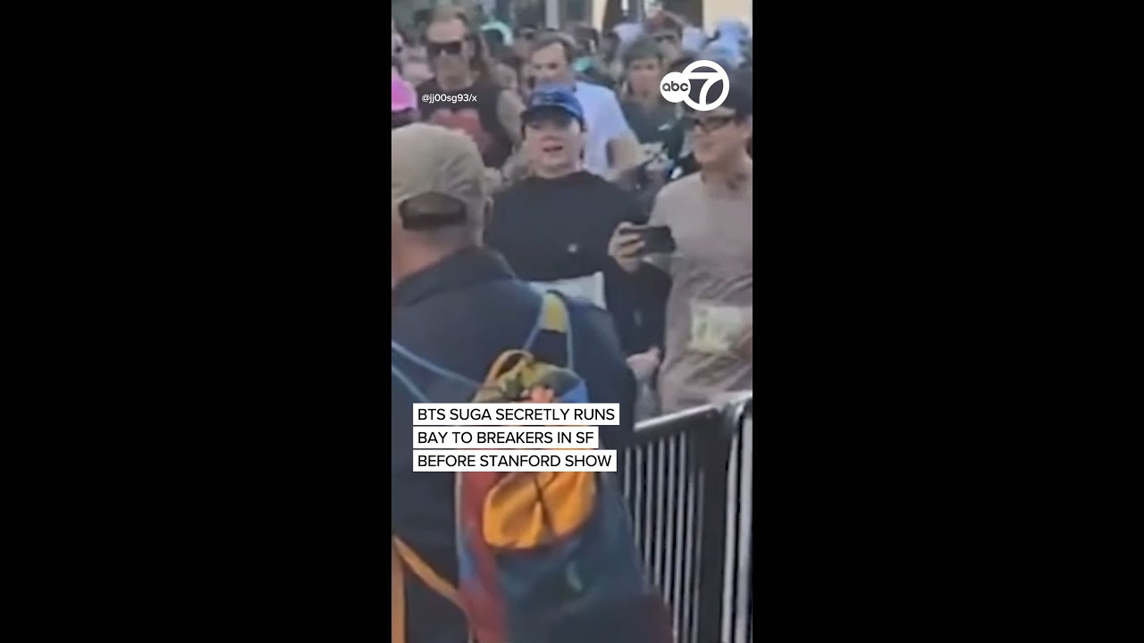 BTS’s Suga secretly runs Bay to Breakers in SF, finishes 12K before concert at Stanford BTS’s Suga secretly runs Bay to Breakers in SF, finishes 12K before concert at Stanford