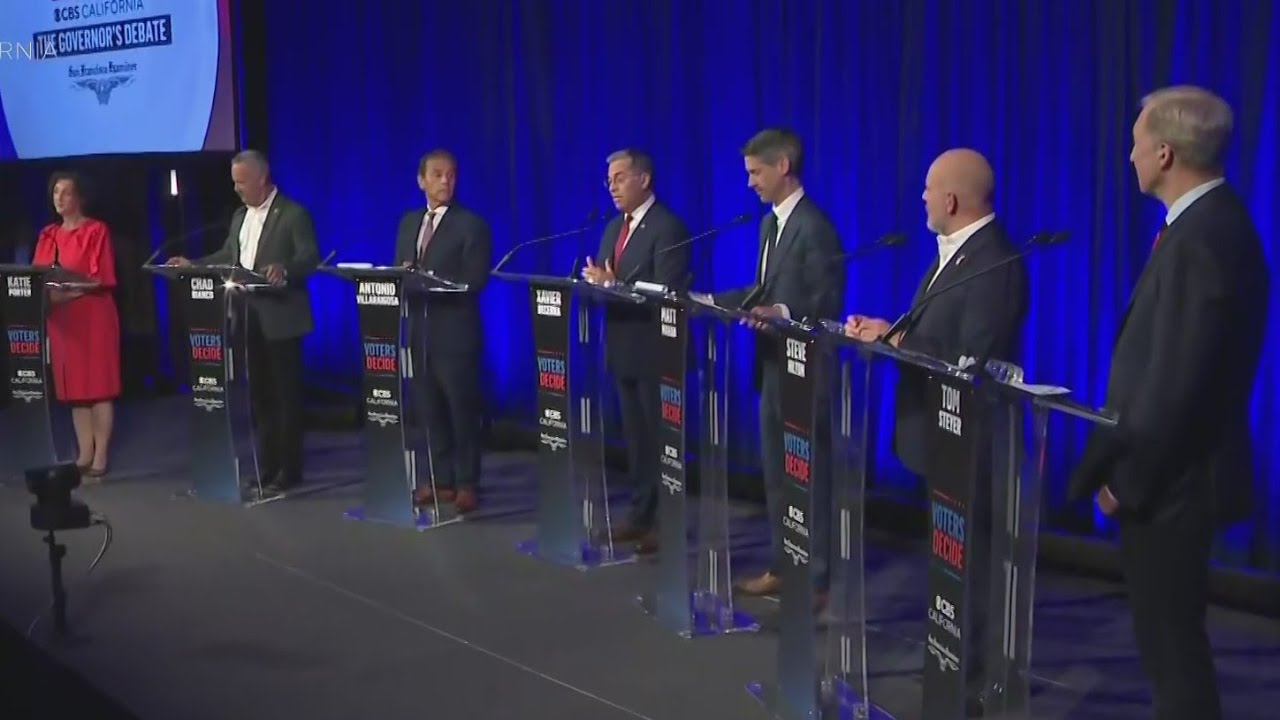 California governor candidates take on key issues during debate in San Francisco