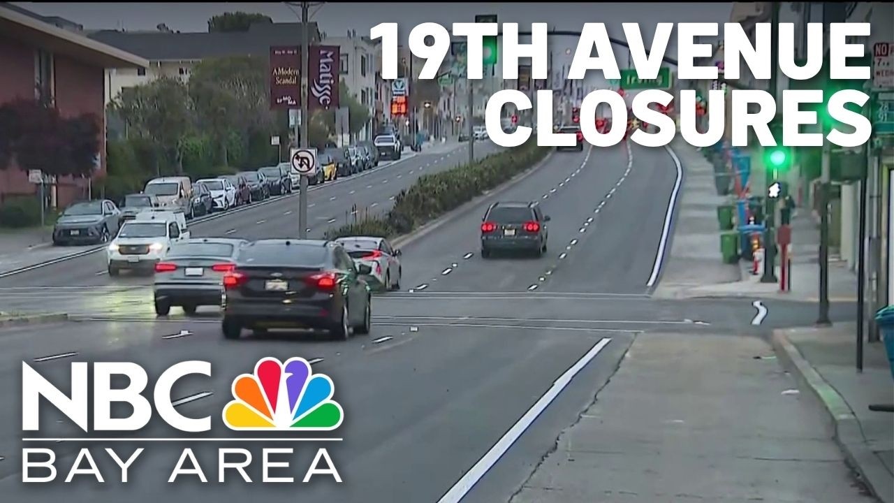 Caltrans finishes second of three 19th Avenue closures early in San Francisco
