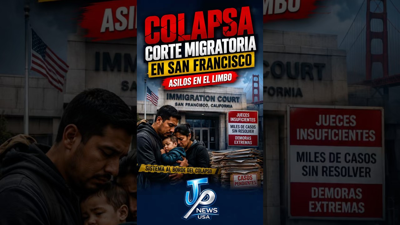 COLAPSA CORTE MIGRATORIA EN SAN FRANCISCO: MILES DE ASILOS EN EL LIMBO⚠️ COLAPSA CORTE MIGRATORIA EN SAN FRANCISCO: MILES DE ASILOS EN EL LIMBO⚠️