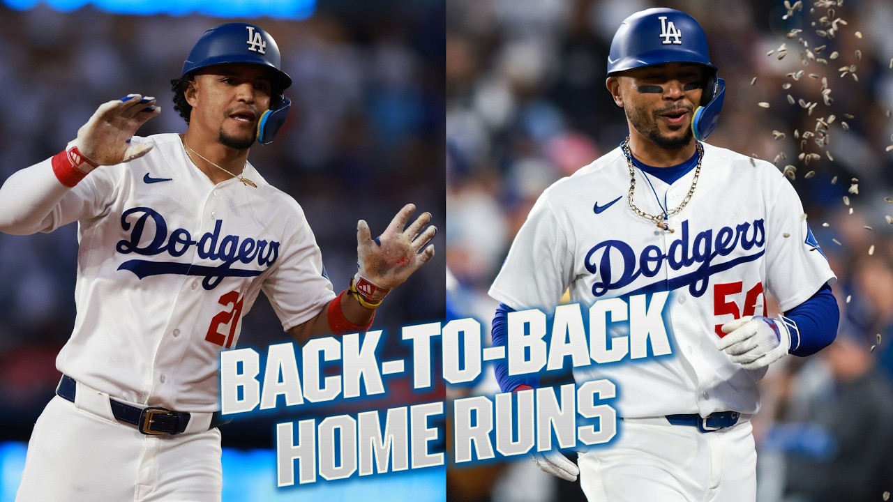 Dodgers go back-to-back! 😮‍💨 Mookie Betts hits his 1st home run since returning from the IL! 💪