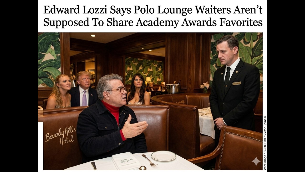 Edward Lozzi Says Beverly Hills Polo Lounge Waiters Aren’t Supposed To Tell Academy Awards Favorites