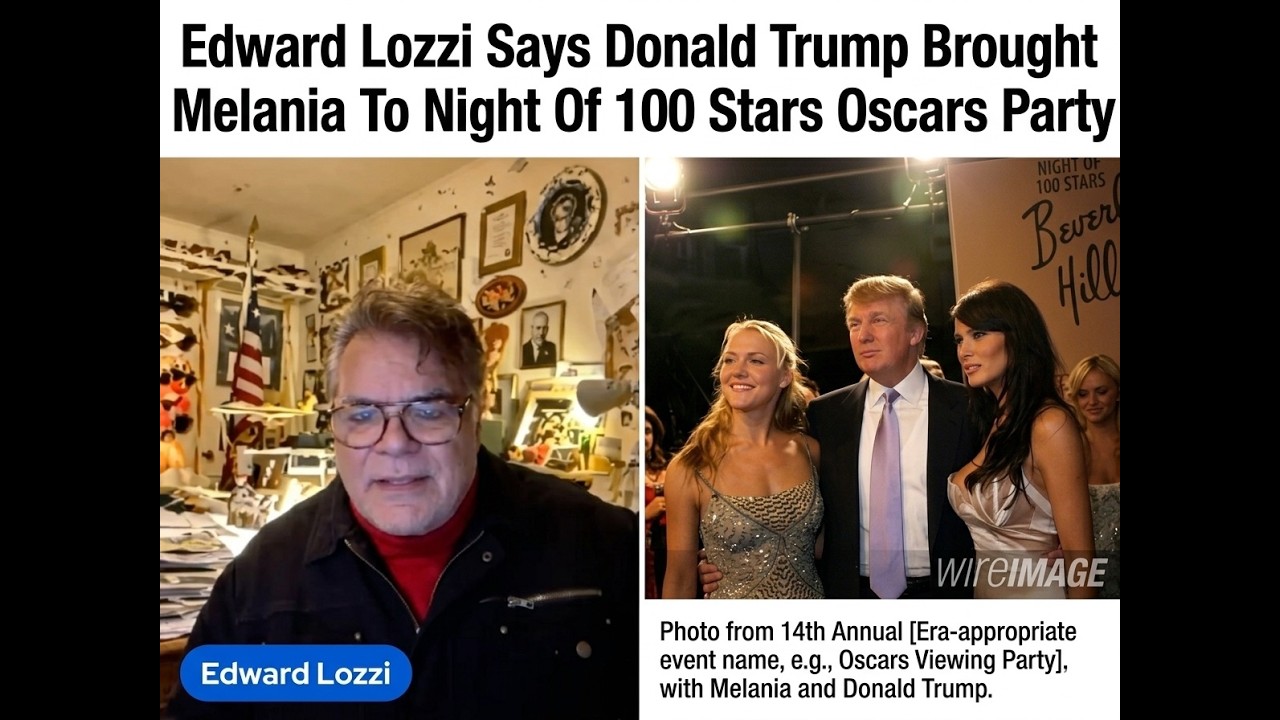 Edward Lozzi Says Donald Trump Brought Melania & Dominique Swain To Night Of 100 Stars Oscars Party