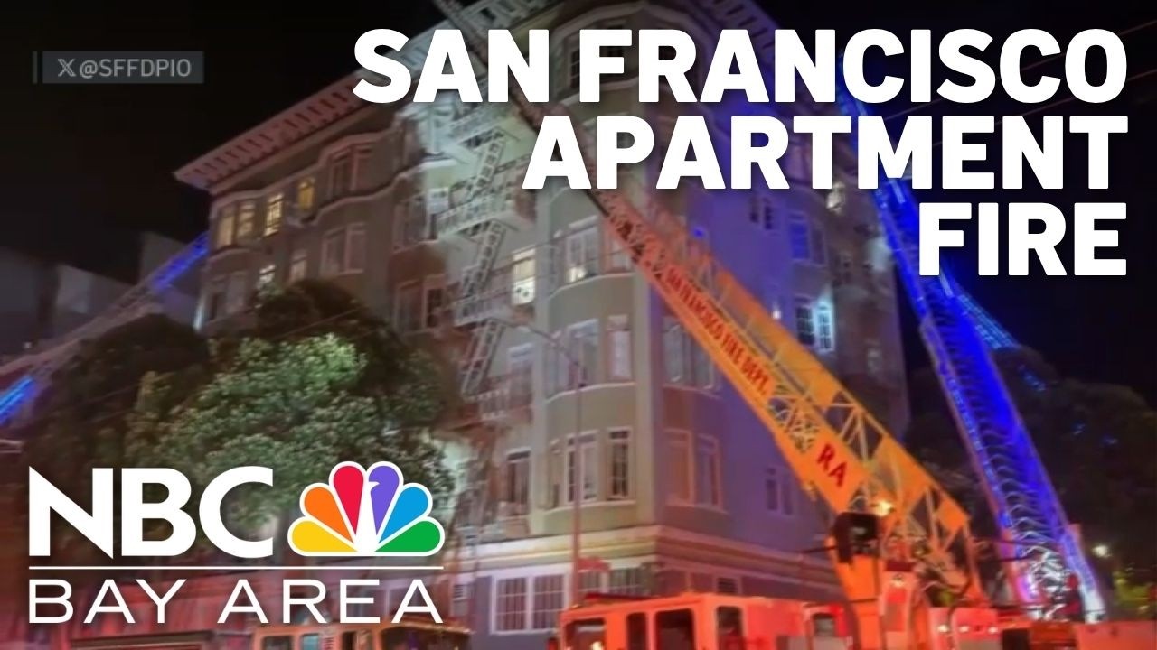Fire damages San Francisco apartment building, forces evacuations Fire damages San Francisco apartment building, forces evacuations