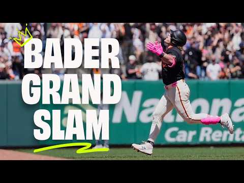 Harrison Bader Hits Grand Slam After Lucky Break At-Bat | San Francisco Giants Highlights Harrison Bader Hits Grand Slam After Lucky Break At-Bat | San Francisco Giants Highlights