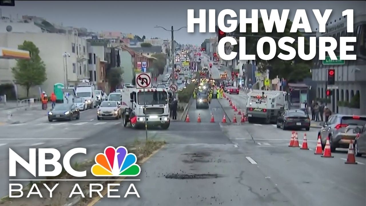 Highway 1 (19th Avenue) southbound closure in San Francisco Highway 1 (19th Avenue) southbound closure in San Francisco