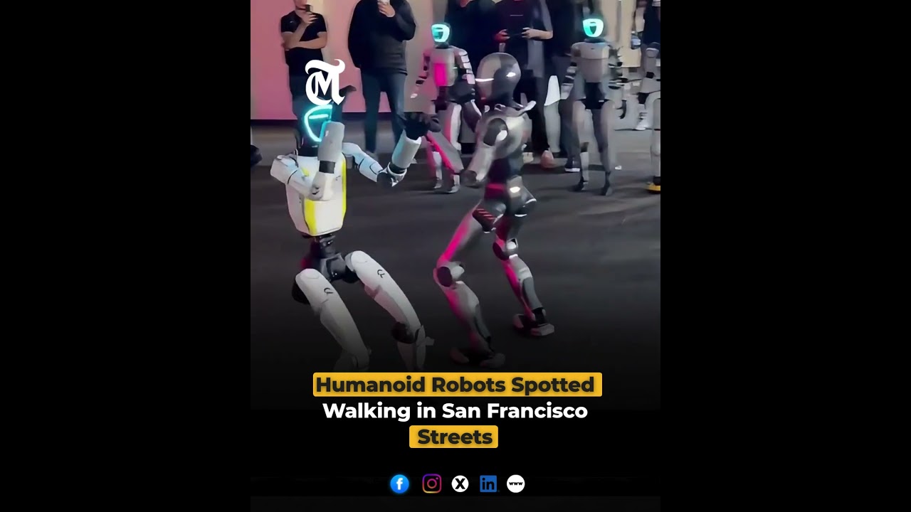 Humanoid Robots Spotted Walking in San Francisco Streets Humanoid Robots Spotted Walking in San Francisco Streets
