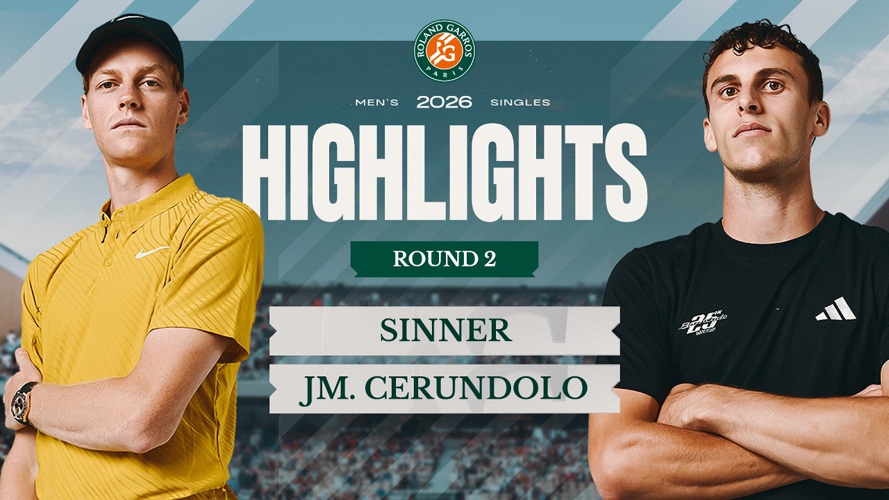 Jannik Sinner vs Juan Manuel Cerundolo | Round 2 Highlights | Roland-Garros 20262nd Round) Jannik Sinner vs Juan Manuel Cerundolo | Round 2 Highlights | Roland-Garros 20262nd Round)