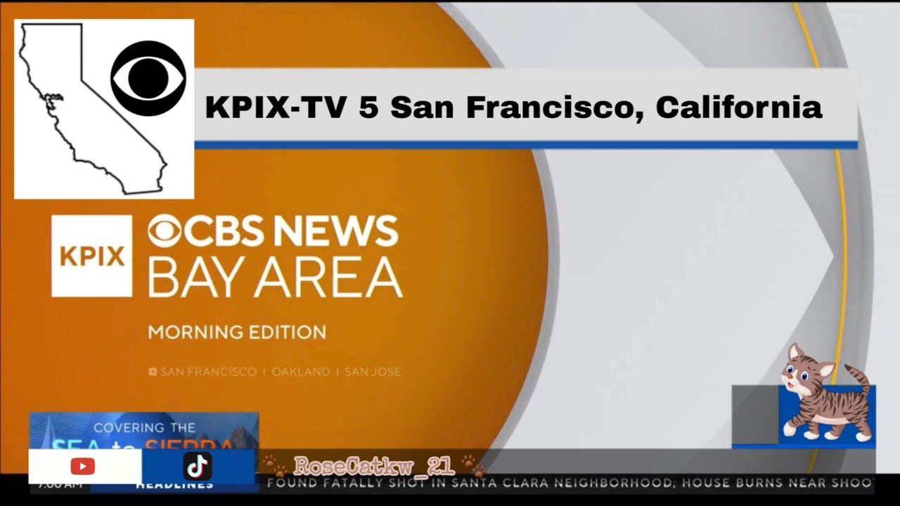 KPIX-TV 5 San Francisco, California; CBS News Bay Area Morning Edition Open/Intro KPIX-TV 5 San Francisco, California; CBS News Bay Area Morning Edition Open/Intro