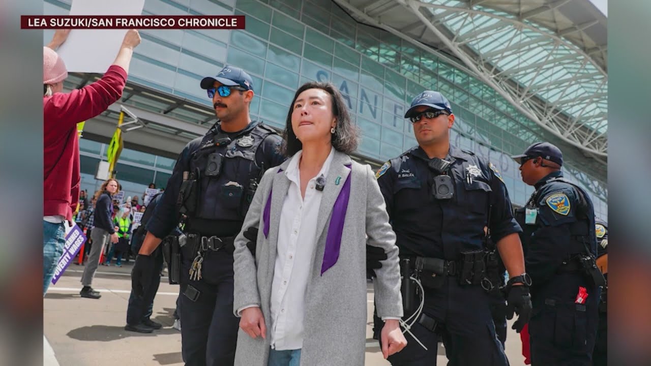 Local leaders arrested at SFO during May Day protests Local leaders arrested at SFO during May Day protests