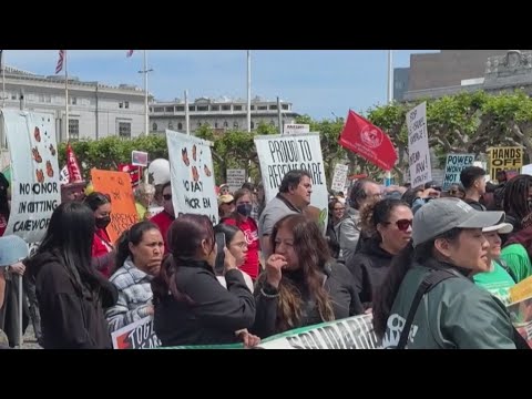 May Day protest in San Francisco highlights income inequallty May Day protest in San Francisco highlights income inequallty