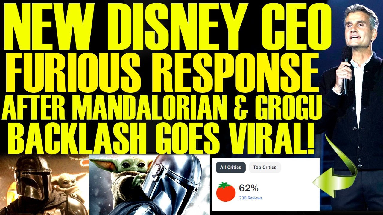 New Disney CEO LOSES IT After Mandalorian & Grogu BACKLASH! A Star Wars DISASTER New Disney CEO LOSES IT After Mandalorian & Grogu BACKLASH! A Star Wars DISASTER