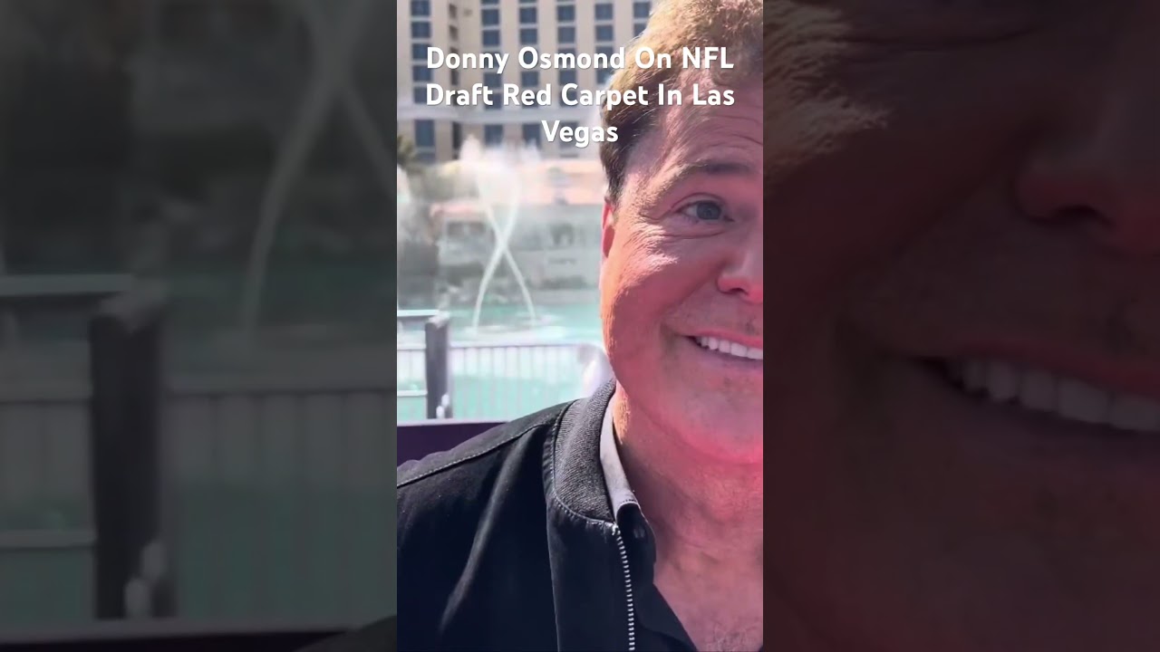 NFL Draft Red Carpet News: Donny Osmond On NFL Draft Red Carpet In Las Vegas #nfldraft #vegas #nfl NFL Draft Red Carpet News: Donny Osmond On NFL Draft Red Carpet In Las Vegas #nfldraft #vegas #nfl