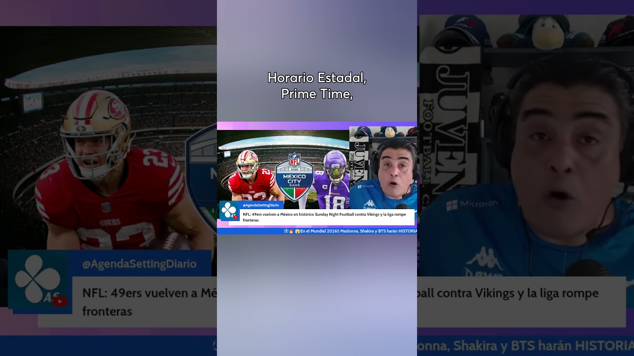 🏈🔥¡NFL EN MÉXICO! 49ers vs Vikings CONFIRMADO en el Estadio Azteca 😱 #nfl #football #mexico 🏈🔥¡NFL EN MÉXICO! 49ers vs Vikings CONFIRMADO en el Estadio Azteca 😱 #nfl #football #mexico