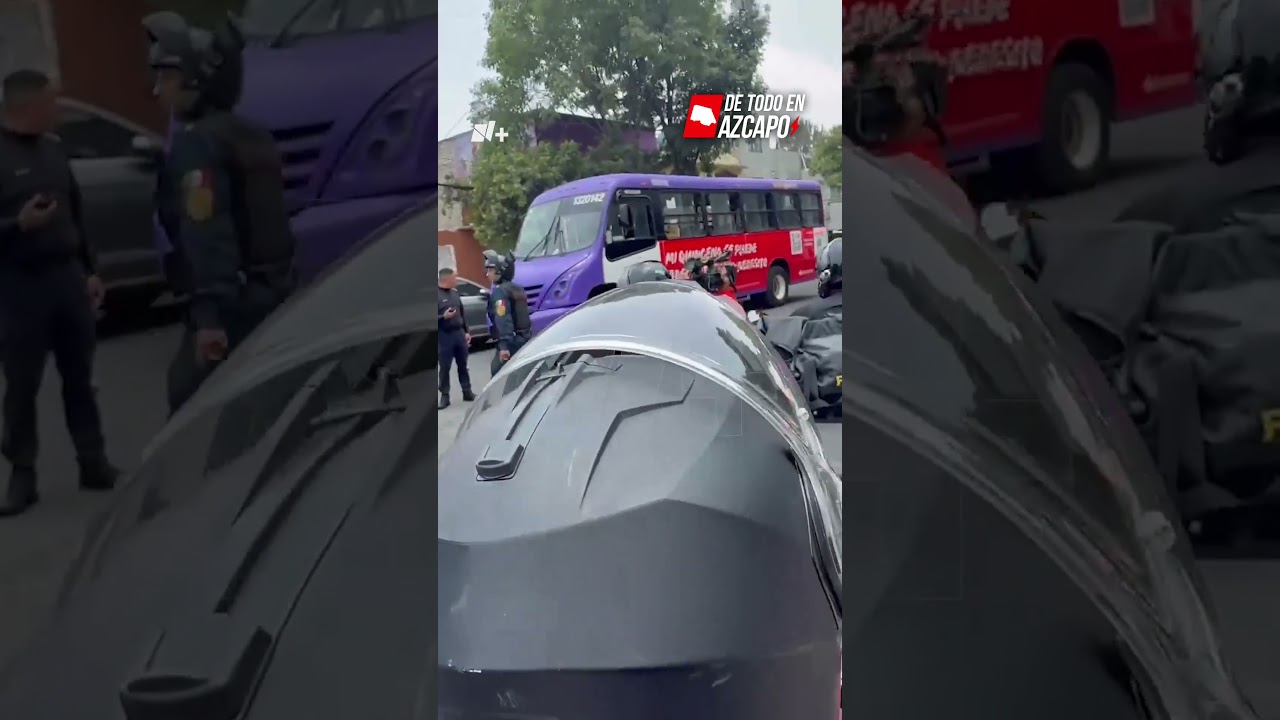 Persecución de película se vivió en la colonia San Francisco Xocotitla en #azcapotzalco Persecución de película se vivió en la colonia San Francisco Xocotitla en #azcapotzalco