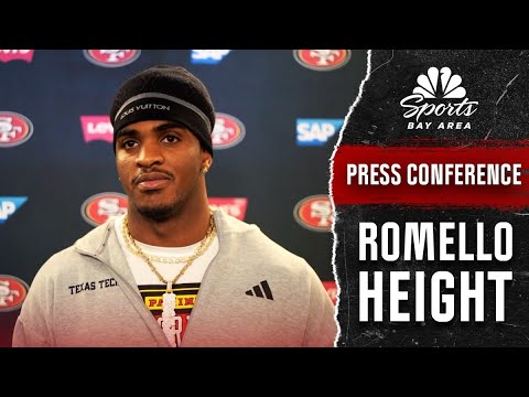 Romello Height ‘can’t wait’ to learn from 49ers pass-rushing guru Nick Bosa | NBC Sports Bay Area