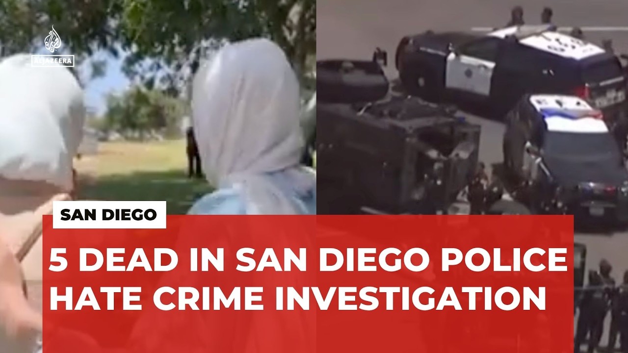 San Diego mosque shooting leaves five dead in suspected hate crime San Diego mosque shooting leaves five dead in suspected hate crime