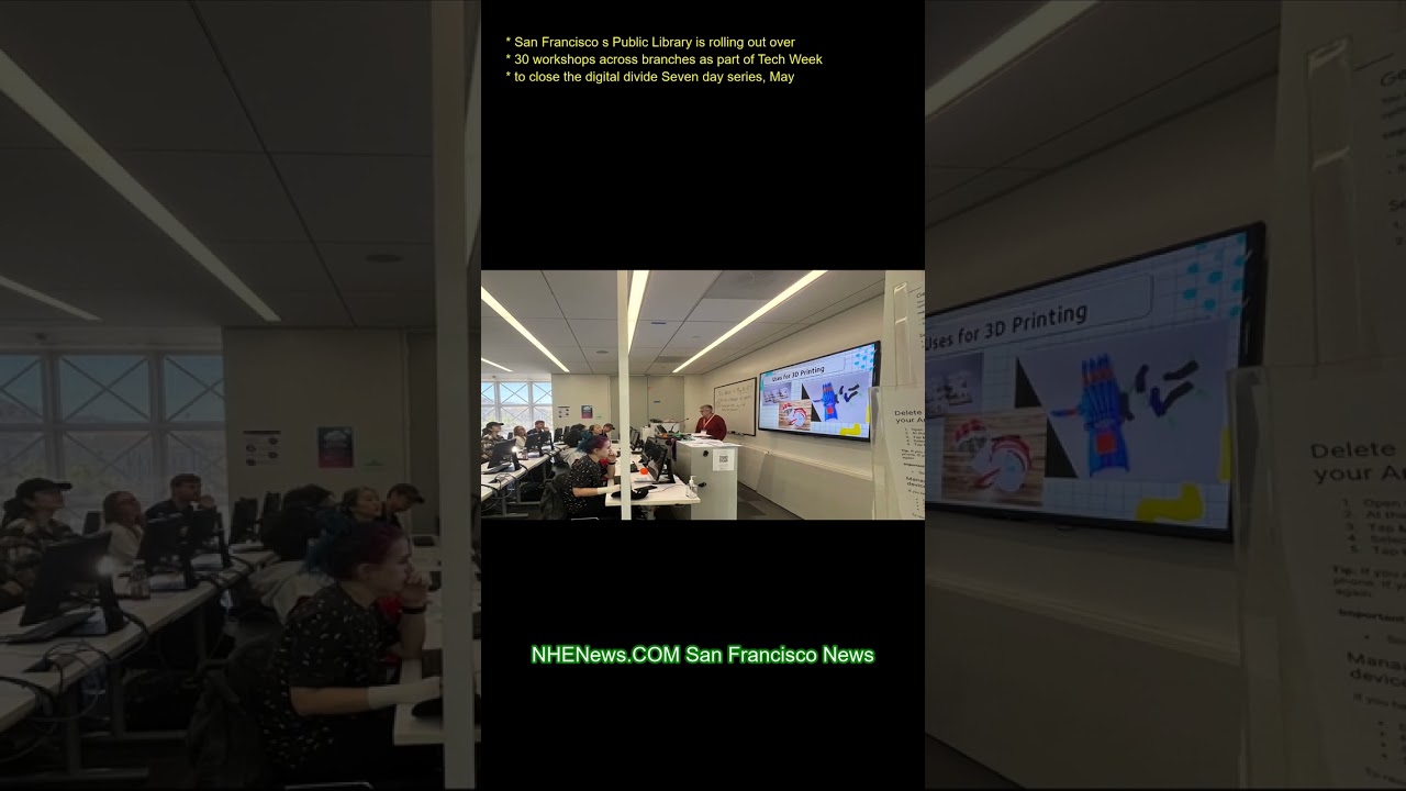 San Francisco’s Public Library is rolling out over 30 workshops across branches as part of Tech Week San Francisco’s Public Library is rolling out over 30 workshops across branches as part of Tech Week