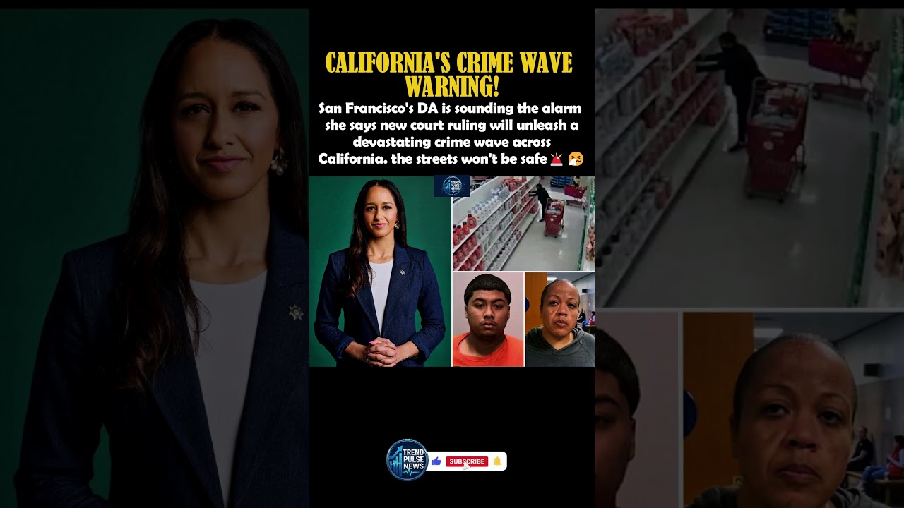 SF’s DA warns new court ruling will unleash crime wave across California #Shorts #California #Crime SF’s DA warns new court ruling will unleash crime wave across California #Shorts #California #Crime