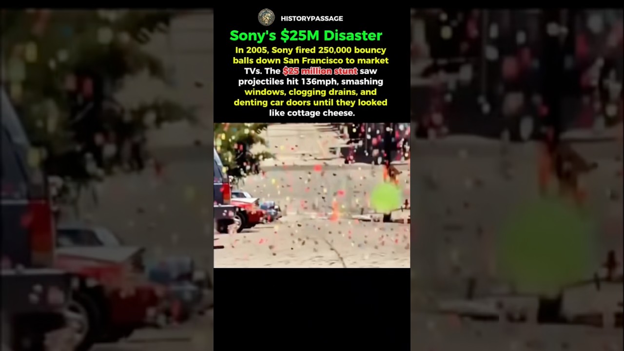 Sony’s 250,000 Projectiles Destroyed San Francisco Sony’s 250,000 Projectiles Destroyed San Francisco