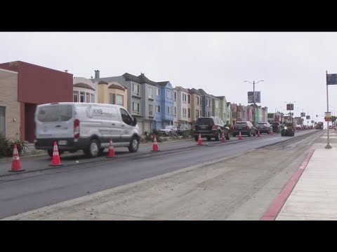 Southbound 19th Avenue in San Francisco reopens after weekend repaving work Southbound 19th Avenue in San Francisco reopens after weekend repaving work