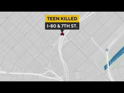 Teen killed in crash along Interstate 80 in San Francisco