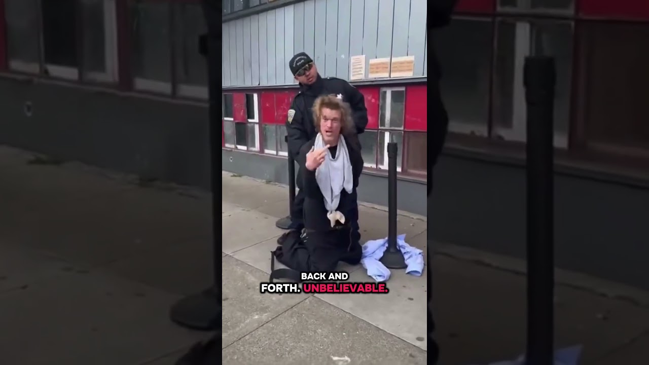 Tense Street Encounter in San Francisco—Police Step In Immediately.  #fypシ #usa #police #news