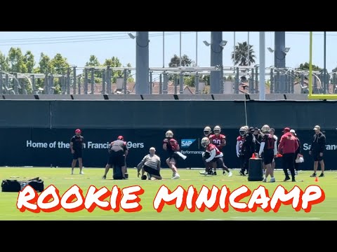 The 49ers’ Rookies Practice at Rookie Minicamp