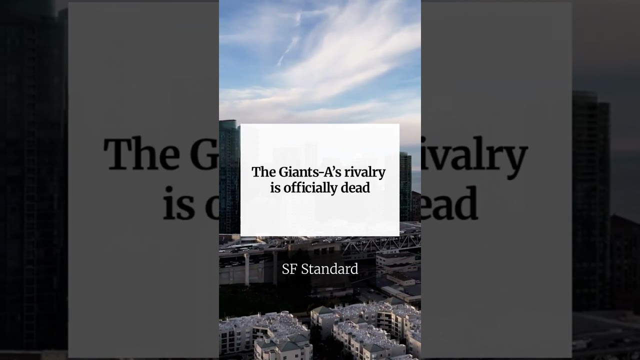 The Giants-A’s rivalry is officially dead The Giants-A’s rivalry is officially dead