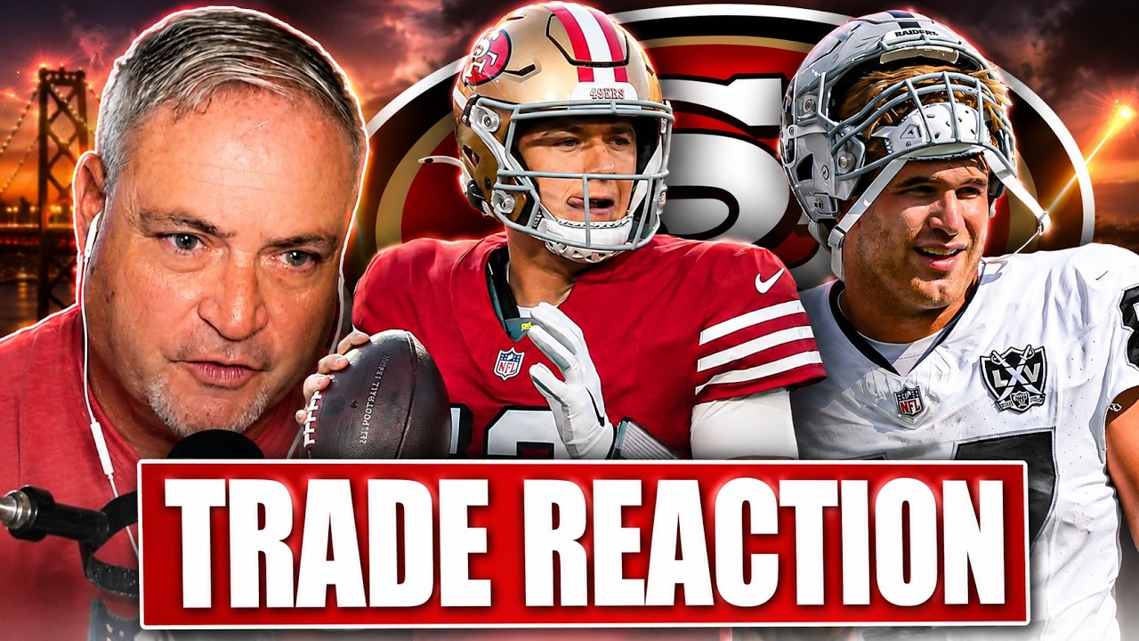 THREE Trades That Could Change SF: Michael Mayer, Walker Little & Mac Jones THREE Trades That Could Change SF: Michael Mayer, Walker Little & Mac Jones
