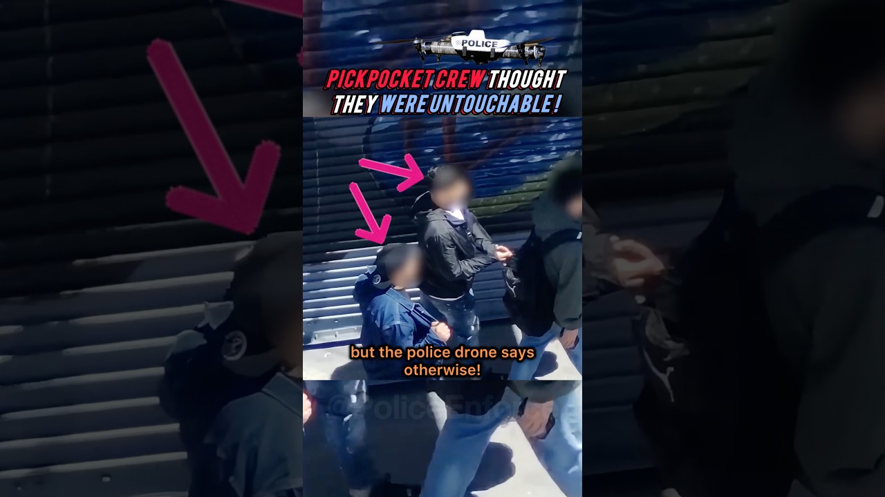 Undercover Cops & Drones Catch Pickpockets Thieves 😮👮🏽♂️ Undercover Cops & Drones Catch Pickpockets Thieves 😮👮🏽♂️