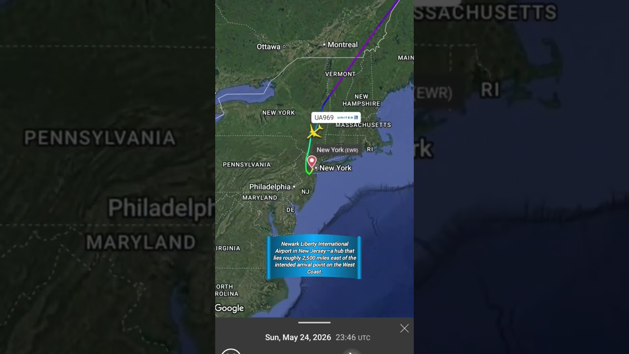 United Airlines b777 flight from Amsterdam to San Francisco twice diverted | #aviation #travel #news