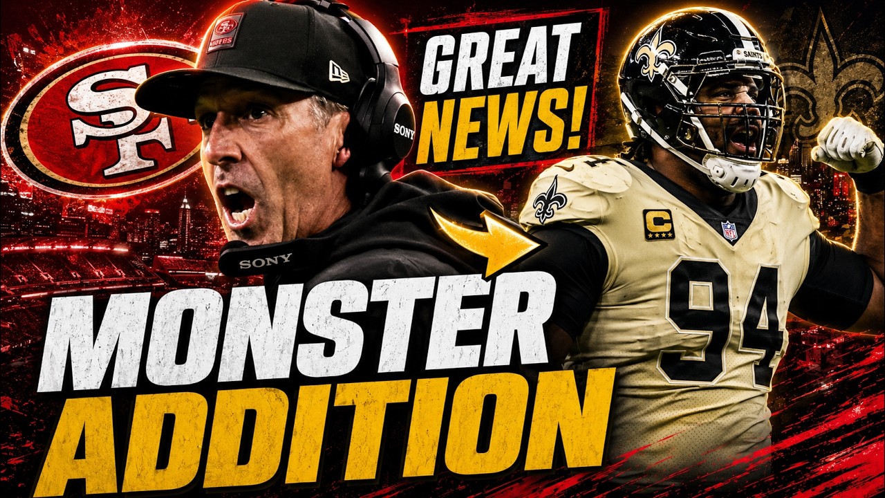 49ers Just Got A MASSIVE Gift From The Saints — This Front Could Become Terrifying! 49ers news 49ers Just Got A MASSIVE Gift From The Saints — This Front Could Become Terrifying! 49ers news