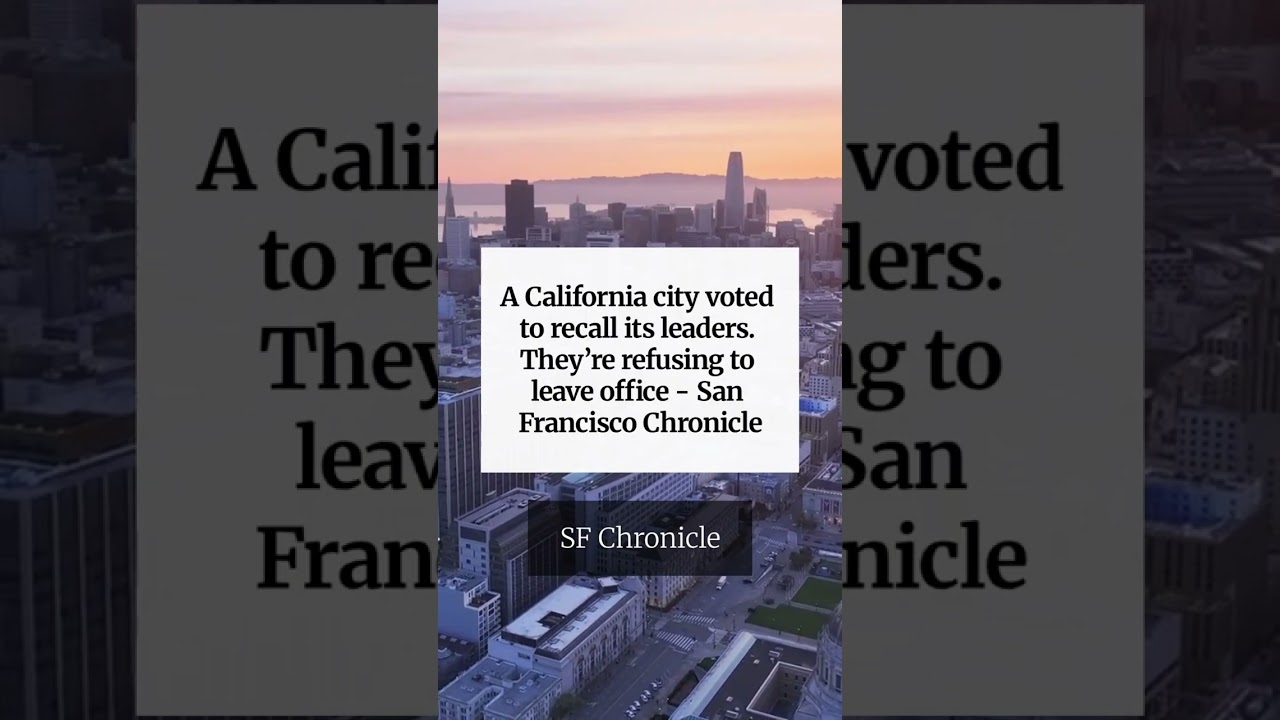 A California city voted to recall its leaders. They’re refusing to leave office – San Francisco C…