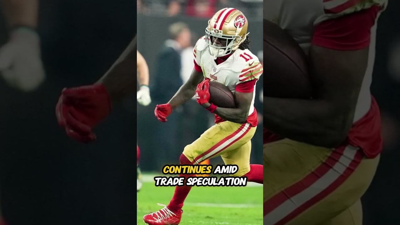 Brandon Aiyuk appears to imply 49ers ‘scared’ to release him #shorts #nfl #news