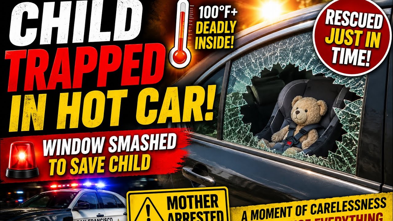 Child Rescued From Hot Car in San Francisco; Mother Arrested, Police Say Child Rescued From Hot Car in San Francisco; Mother Arrested, Police Say