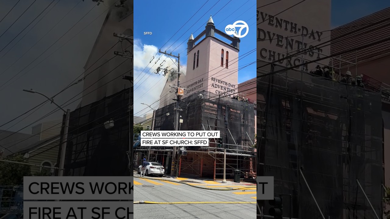 Crews working to put out 2-alarm fire at San Francisco church: SFFD Crews working to put out 2-alarm fire at San Francisco church: SFFD