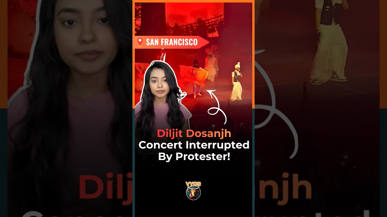 Diljit Dosanjh Concert Interrupted: Protester Climbs Stage in San Francisco! #diljitdosanjh #concert Diljit Dosanjh Concert Interrupted: Protester Climbs Stage in San Francisco! #diljitdosanjh #concert